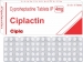 Ciplactin Tablets (Cyproheptadine HCl)