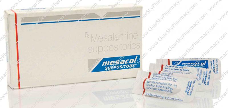 Mesalamine Suppository 500 mg | Canasa Generic | Mesacol Suppositories