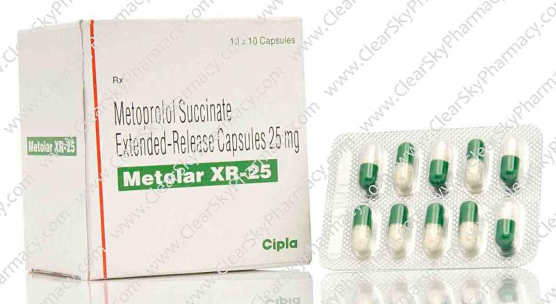 Generic Toprol Xl Metolar Xr 25 Mg 50 Mg 100 Mg Capsules Metoprolol Side Effects