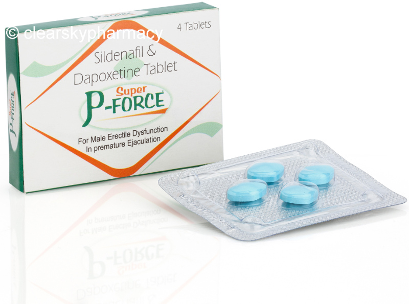 Sildenafil dapoxetine tablets super p force